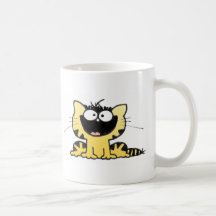 Glücklich-Miezekatze Kaffee Tassen