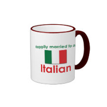 Glücklich verheirateter Italiener Kaffee Tasse