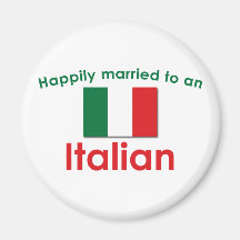 Glücklich verheirateter Italiener Magnets