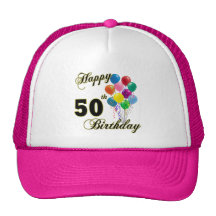 Glückliche 50. Geburtstags-Geschenke und Geburtsta Trucker Mütze