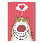 GLÜCKLICHE BÄR Valentinsgrüße durch Boynton Grußkarte