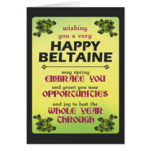 Glückliche Beltaine Karten