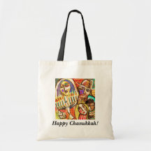 Glückliche Chanukkah Geschenk-/Taschen-Tasche - jü