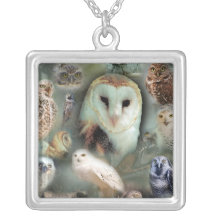 Glückliche Eulen Selbst Gestalteter Schmuck