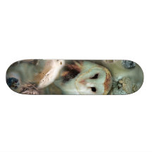 Glückliche Eulen Skateboardbrett