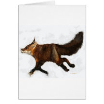 Glückliche Fox-Produkte Karte