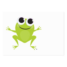 Glückliche Frosch-Geschenk-Karte Visitenkarte