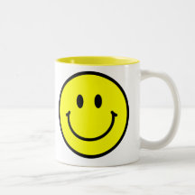 Glückliche Gesichts-Kaffeetasse