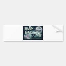Glückliche Halloween-Illustration Autosticker