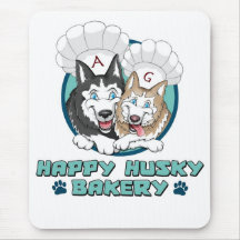 Glückliche heisere Bäckerei Mousepad