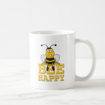 Glückliche Hummel-Biene Haferl
