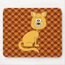 Glückliche Katze Mauspad