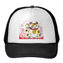 Glückliche Katze Trucker Cap