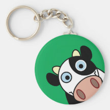 GLÜCKLICHE KUH KEYCHAIN SCHLÜSSELBÄNDER