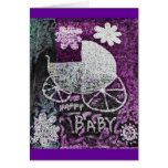 Glückliche neue Baby-Collage Grußkarte
