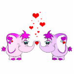 Glückliche Pinkie-Valentinstag-Skulptur Photo Statuen