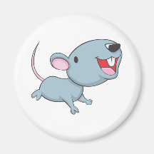 Glückliche Ratte Kühlschrankmagnete