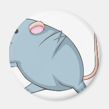 Glückliche Ratte Magnete