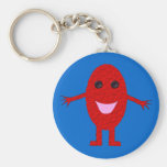 Glückliche rote Traube Keychain Schlüsselbänder
