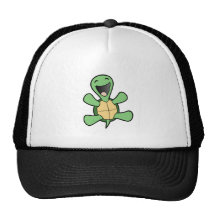 Glückliche Schildkröte Baseball Kappen