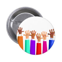 Glückliche Sitzung Anstecknadelbutton