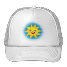 Glückliche Sonne - Hut Trucker Mütze