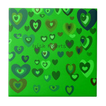 Glücklichen Herz-St Patrick Tagesgeschenksammlung Fliesen