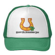Glücklichen St Patrick Hut Tag1 Netz Caps