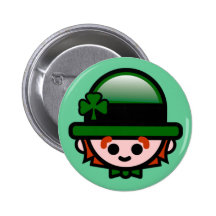Glücklichen St Patrick Knopf Anstecknadelbutton