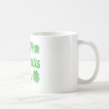 Glücklichen St Patrick Tag /2 Tee Haferl