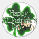 Glücklichen St Patrick Tag! Aufkleber