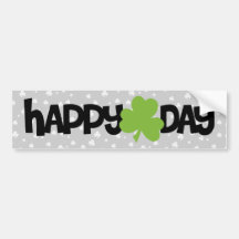 Glücklichen St Patrick Tag Auto Sticker