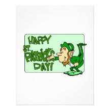 Glücklichen St Patrick Tag Individuelle Ankündigungen
