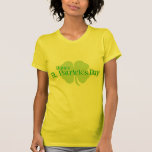 Glücklichen St Patrick Tag (irisches Kleeblatt) T-shirt