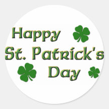 Glücklichen St Patrick Tagesaufkleber