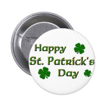 Glücklichen St Patrick Tagesknopf Anstecknadel