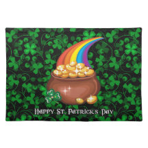 Glücklichen St Patrick Tischset Tag1