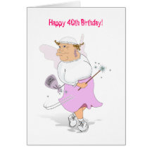 Glücklicher 40. Geburtstag! Grußkarte