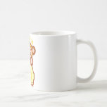Glücklicher Affe Kaffeehaferl