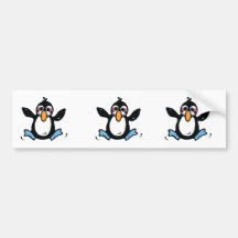 glücklicher Baby-Pinguin Autosticker