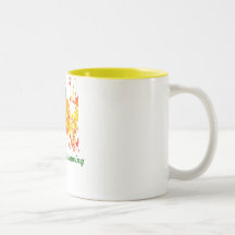 Glücklicher Erntedank Tee Tasse