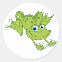 Glücklicher Hopfen-Frosch Sticker