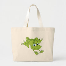 Glücklicher Hopfen-Frosch Tasche