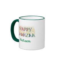 Glücklicher Kwanzaa-Becher - personalisiert Teetassen