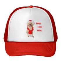 Glücklicher Labrador-Weihnachtshut kappen