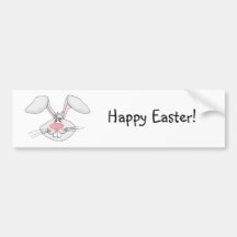 Glücklicher Ostern-Autoaufkleber
