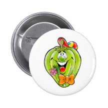 Glücklicher Paprika Buttons