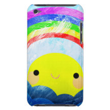 Glücklicher Regenbogen Barely There iPod Hülle