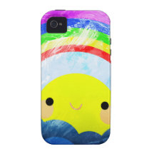 Glücklicher Regenbogen iPhone 4 Case
