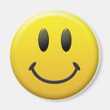 Glücklicher Smiley Magnete